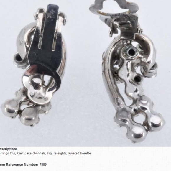 Vintage D&E Juliana Demi Parure Brooch and Earrings RARE - Picture 8 of 9